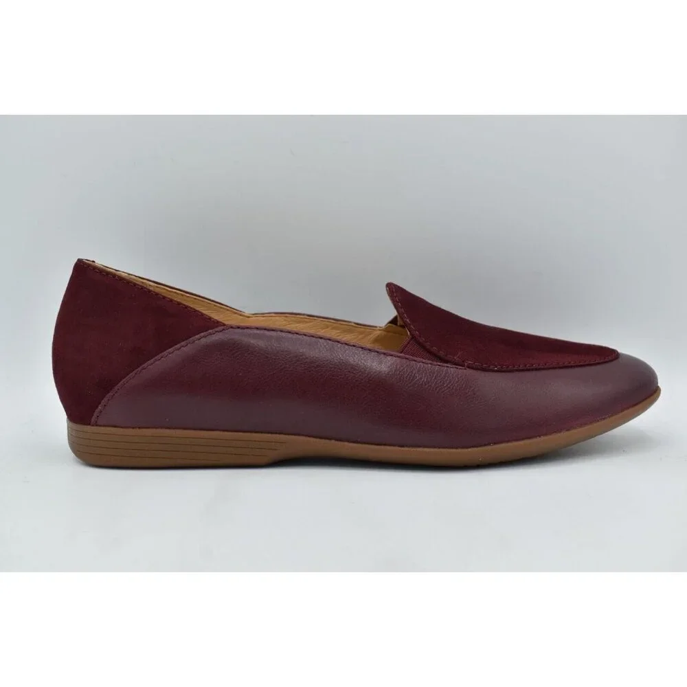 Dansko Womens Size EU‎ 41 US 10.5-11 Lace Wine Leather Slip On Loafers Shoes